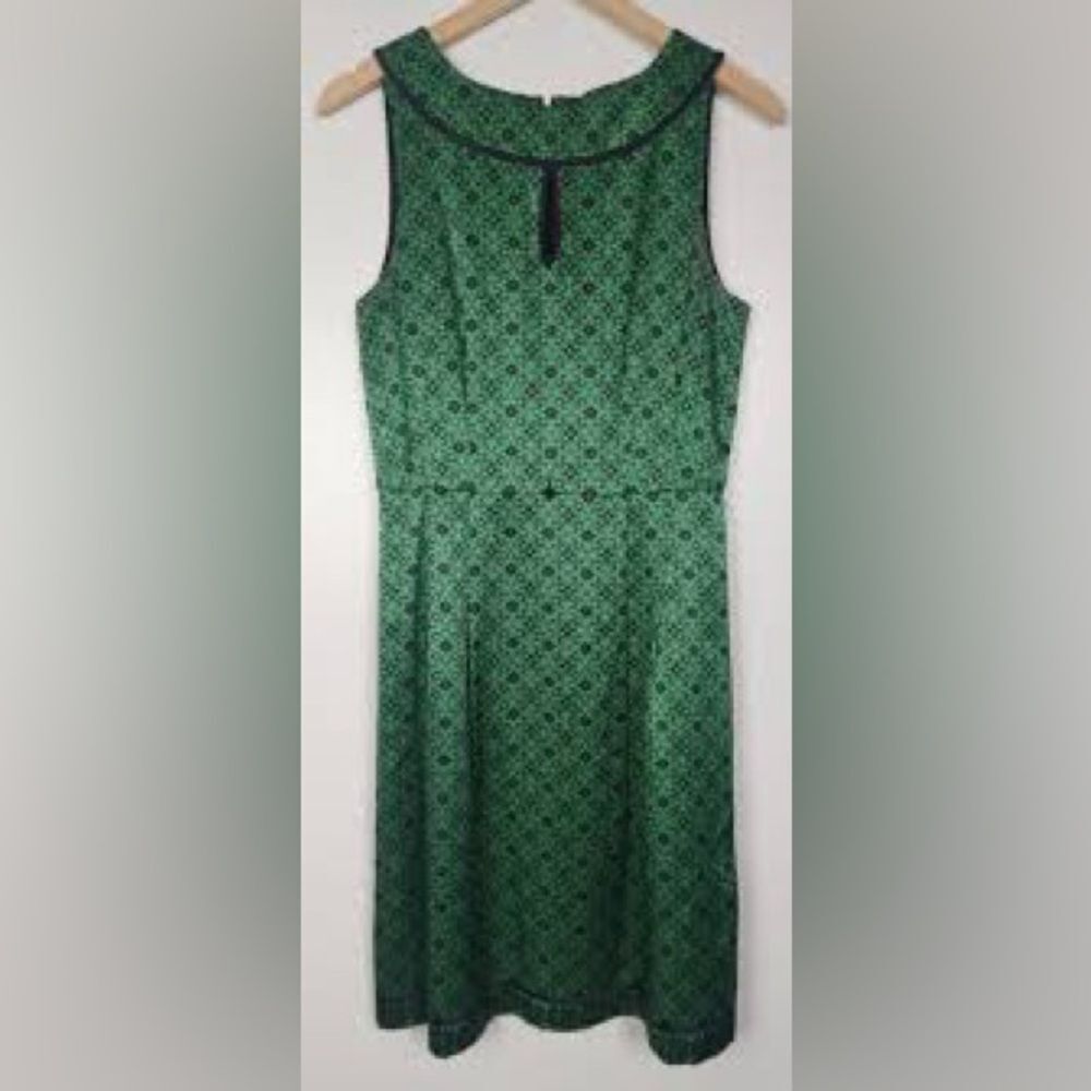 ANTONIO MELANI Green Sleeveless Dress